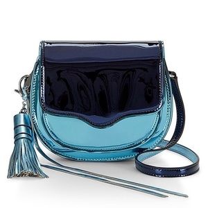Rebecca Minkoff Mini Suki Crossbody(Metallic Blue)